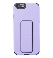 iPhone 6 Kılıf Mega Standlı Silikon - Lila