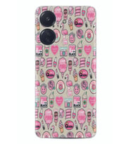 Xiaomi Redmi 13c Kılıf Desenli Silikon Donut Flamingo 1415