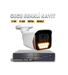 🛡️ Metal Zırh, Renkli Gece: ULTRA-VISION™ Tek Kamera AI Güvenlik Çözümü
