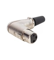 Fiş Dişi 90 Derece L Tip Xlr Fiş