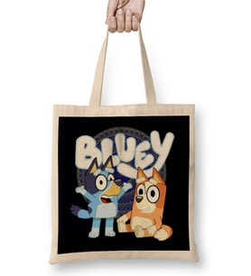 Bluey And Bingo 02 Bez Çanta Uzun Saplı