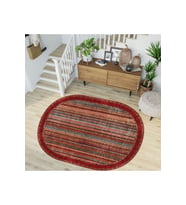 Eliana Home Baskılı, Yıkanabilir Kaymaz Taban Oval Halı TYC00515952172 100x150 cm (Kırmızı)