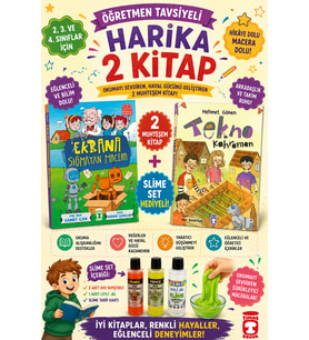 TİMAŞ 2,3. ve 4.Sınıflar İçin Ekrana Sığmayan Macera-Tekno Kahraman (SLİME SET HEDİYELİ)