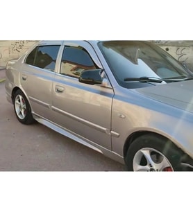 Hyundai Accent Admire Yan Marşpiyel Seti Mat Siyah Plastik 2 Adet 2000-2006