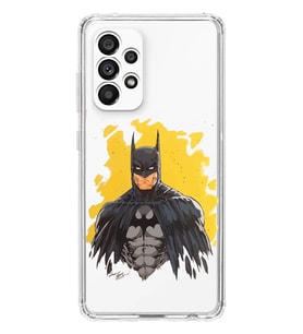Samsung Galaxy A73 Uyumlu Batman Tasarımlı Şeffaf Telefon Kılıfı