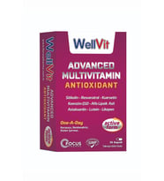 Wellvit Advanced Multivitamin 30 Kapsül (Bordo)