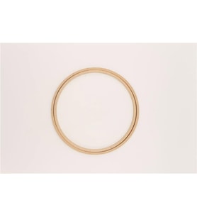Nurge Ahşap Düz Nakış Kasnak No:4 - 8 mm Açık Kahverengi