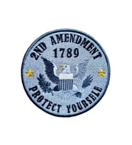 2nd Amendment Askeri Patch Yama Havacı Peç- PEÇ (Karışık)