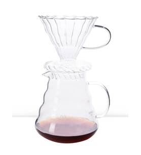 Kahve Demleme Seti (İthal v60+Bombeli server 700 )