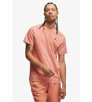 Nike Air Jordan Jumpman SS Crew Mens Erkek Günlük Tişört Turuncu