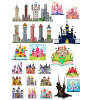 Kale Sticker Set-2 15 Parça Telefon, Tablet, Defter, Laptop Sticker