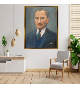 ÇERÇEVELİ ATATÜRK TABLO S380