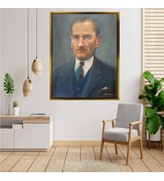 ÇERÇEVELİ ATATÜRK TABLO S380