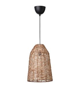 Sarkıt Lamba, Rattan-Siyah, 29 cm
