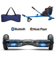 Citymate Elektrikli Kaykay Hoverboard Akıllı Denge 6.5 Inch + HoverKart + Çanta EXTREM PAKET D18