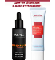 Cell Fusion C Aquatica Güneş Kremi ve the fair. C Gleam C Vitamini Serum