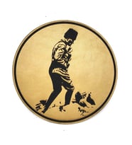 ATATÜRK KOCATEPE Deri PEÇ - Arma - Askeri Patch (Krem)