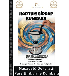 #Kumbara Vortex Bank Spiral Akışlı Eğitici Dekoratif Masaüstü Hediyelik Bank Huni Kumbara