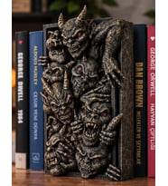 3 Boyutlu Kitaplık Aksesuarı Doğal TAŞ Kitap Tutucu Dekoratif BOOK NOOK Kitap Ayracı 3D Dekor