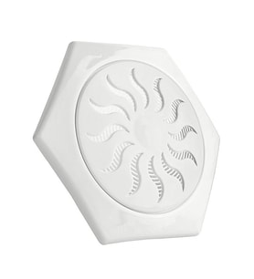 Titiz TP-176 6 Köşe Baca Kapağı Duvar Menfezi - 190x165x40 mm - Plastik