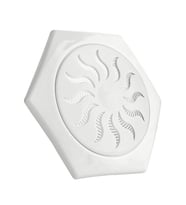 Titiz TP-176 6 Köşe Baca Kapağı Duvar Menfezi - 190x165x40 mm - Plastik