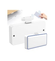 Gizli Dolap Kilidi Elektronik Akıllı Anahtarsız Çekmece -Dolap Kilidi Görünmez Çekmece Kilidi (Beyaz)