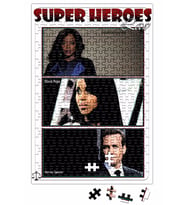 Super Herois - Direito Puzzle 240 Parça Yapboz