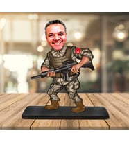 Kişiye Özel Karikatür Biblo ASKER