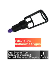 Premium Yüksek Kaliteli Tüm Kupalara Uyumlu Islak Kuru Kullanıma Uygun 2 Parmak Hacamat Pompası