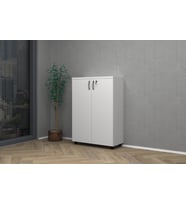 Vena Tam Kapak Ofis Dosya Dolap 80x35x115cm (Beyaz)