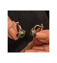 Gümüş Çiçek Desenli Otantik Kadın Küpe CSR2185888