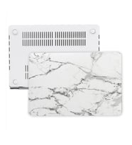 MacBook Pro Retina Kılıf HardCase A1425 A1502 2012/2015 Uyumlu Mermer Desenli (Bej)