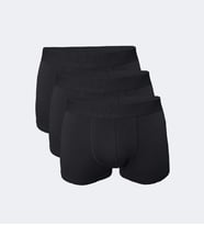 Malabadi Erkek 3 Lü Paket Modal Kısa Boxer 011 (Siyah)