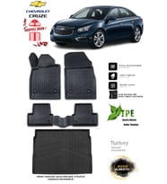 Chevrolet Cruze 2012 Araca Özel 3D Paspas Ve 3D Bagaj Havuzu