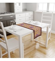 Adawall Mor Damask Desen Runner 140x45CM