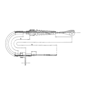 VW T3 1.6D 1981-1987 1.6TD 1984-1992 1.7D 1986-1992 GAZ Teli 3980MM 251721555G Wisco