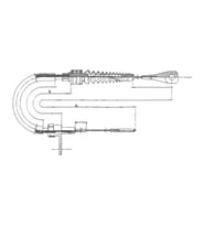 VW T3 1.6D 1981-1987 1.6TD 1984-1992 1.7D 1986-1992 GAZ Teli 3980MM 251721555G Wisco