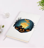 BK Gift Kişiye Özel Happy Halloween Tasarımlı Beyaz Defter-14