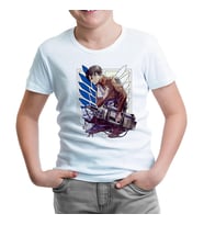 Levi Ackerman - AOT Beyaz Çocuk Tshirt