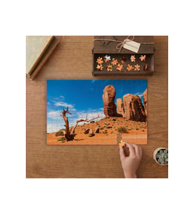 Arches Ulusal Parkı Tasarımı 240 parça Ahşap Puzzle Ahşap Kutuda MP03351