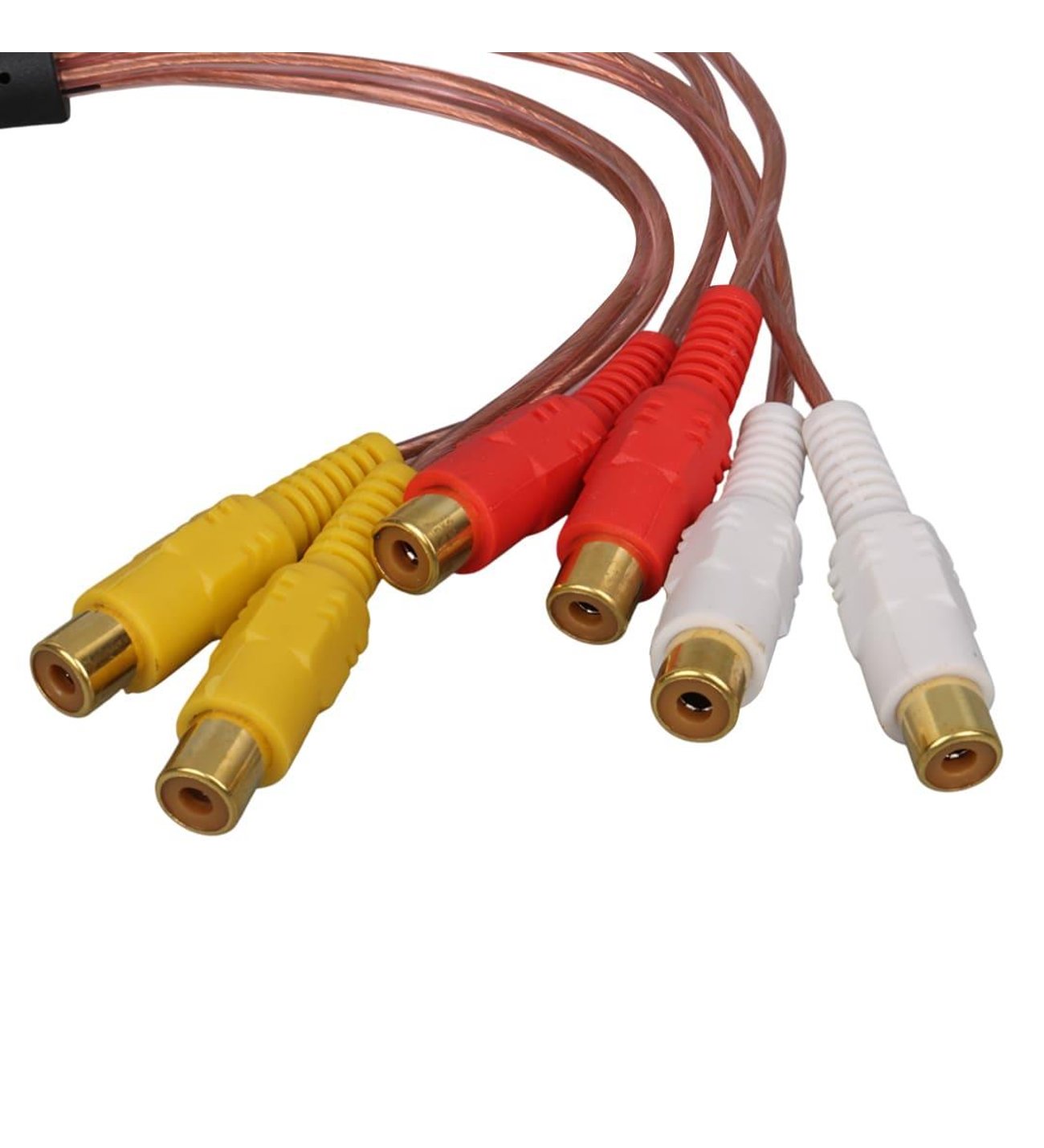 Powermaster 2 Rca Erkek 6 Rca Dişi 40 Cm Kablo Renkli Ses Görüntü