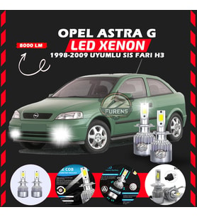 Opel Astra G 1998-2009 Sis Farı Uyumlu Şimşek Etkili Led Xenon Performance Series H3