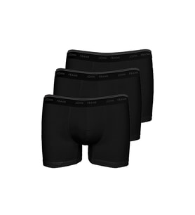 John Frank 3'lü Erkek Boxer (Siyah)