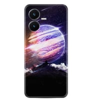 Vivo Y22S Kılıf Silikon Desen Özel Seri Super Planet 1797