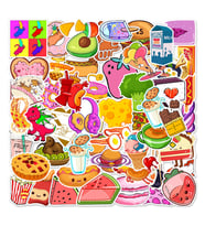 25'li Su Geçirmez Opak Sticker Seri : 22