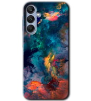 Galaxy A25 Kılıf HD Desen Baskılı Kılıf - Color Storm