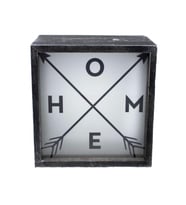 SİYAH HOME TASARIM AHŞAP KUMBARA