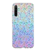 Xiaomi Redmi Note 8 Uyumlu Kapak Hello Kitty Tasarımlı Şeffaf Silikon Kılıf