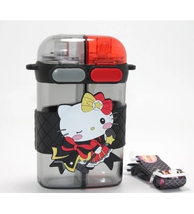 Hello Kitty Figürlü Çift Bölmeli Matara Suluk Alk4716