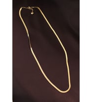 316L Çelik Altın Renk 60 cm İtalyan Zincir Kolye 5886 - OVRLAU7976-4101